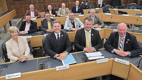 Kent County Council Liberal Democrat Group in the chamber elected May 2025